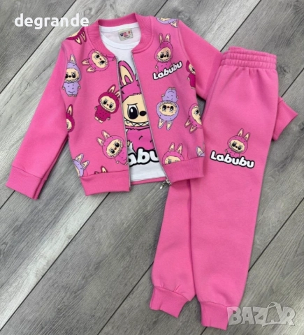Детски комплект с лабубу от 3 части