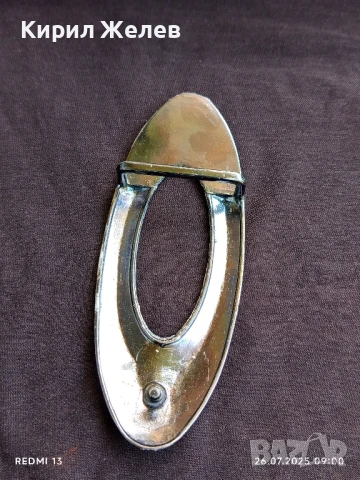 Дамска катарама тока за колан метална на ромбове сребрист цвят 15094, снимка 8 - Колани - 51145845