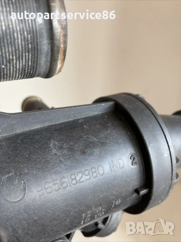 Корпус на термостат за Peugeot 308 2.0 HDi (2009) 9656182980, снимка 3 - Части - 53634328