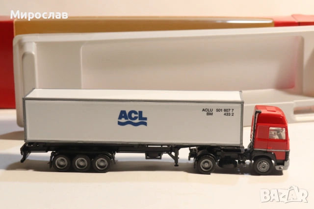 HERPA H0 1/87 RENAULT TURBO ВЛЕКАЧ КАМИОН МОДЕЛ КОЛИЧКА, снимка 6 - Колекции - 53669855