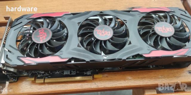 powercolor red devil rx480 8gb gddr5 pci-e, снимка 1 - Видеокарти - 46323623