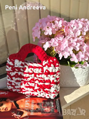 Плетени малки чанти, снимка 15 - Чанти - 49182766