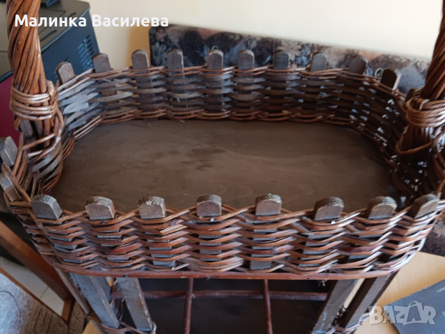 Ратанова кошница , снимка 10 - Декорация за дома - 45008945