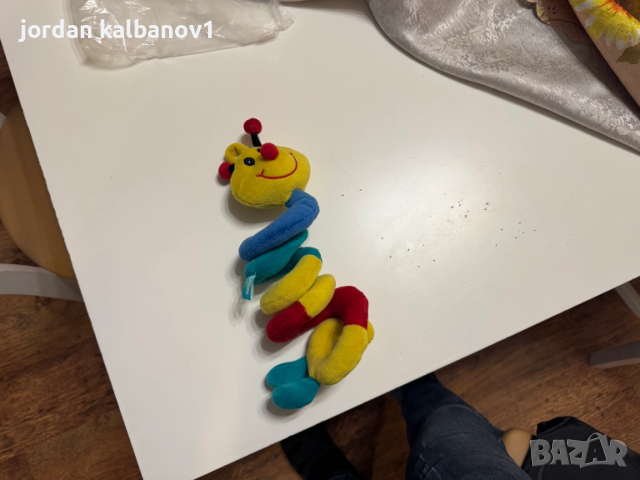 Разтегаема детска бебешка гъсеничка само за 3лв., снимка 3 - Плюшени играчки - 52531558