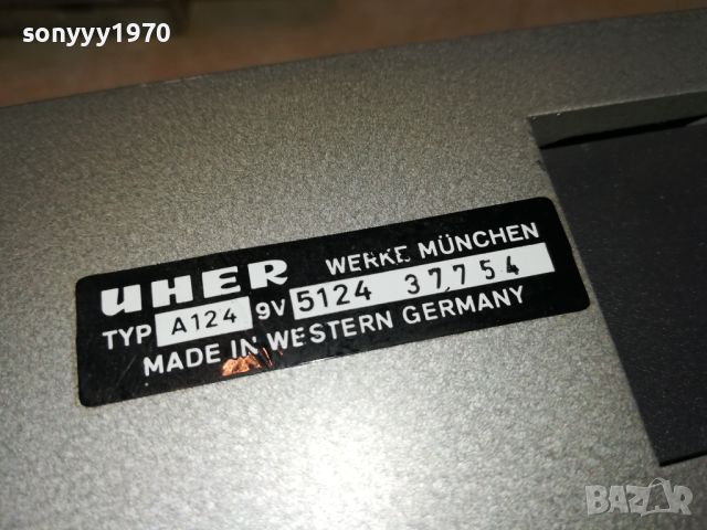 uher-west germany 2407240802LNWC, снимка 10 - Ресийвъри, усилватели, смесителни пултове - 46678205