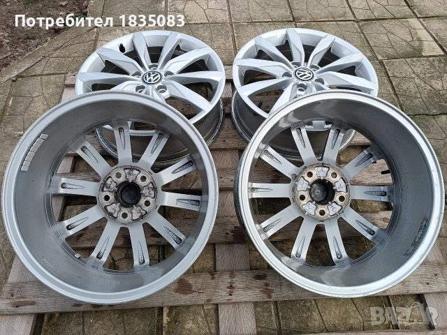 Лети джанти 17ки 5х112 VW, снимка 9 - Гуми и джанти - 52821839