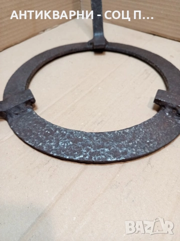 Стар Масивен Саджек Пиростия За Огнище 2.600кг. НОМЕР 1705., снимка 6 - Антикварни и старинни предмети - 53818614