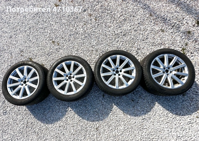 Оригинални джанти от Audi Q7, 20 инча 5x112, ET33, 9J, с гуми 285/45, снимка 2 - Гуми и джанти - 53843211