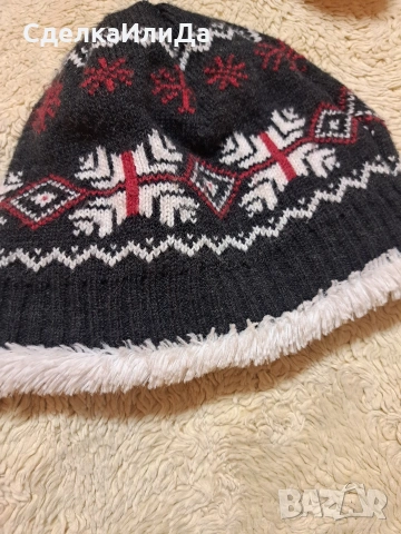 Детски пантофки вълнени 33н и Шапка , снимка 5 - Детски пантофи - 53155351