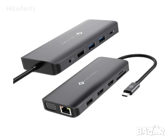 Докинг станция NOVOO 12 в 1 RM12, снимка 2 - Кабели и адаптери - 53749560