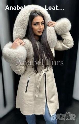 Дамски палта от естествена кожа и естествен косъм, снимка 7 - Палта, манта - 51764596