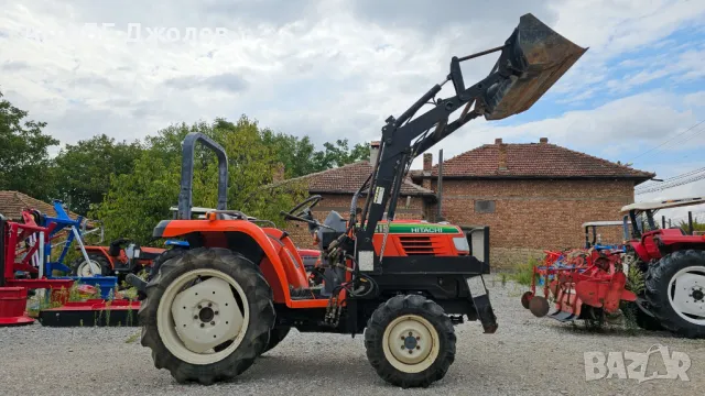 Японски трактор Hitachi NZ215 (Kubota GT21) с челен товарач, 4х4, 21 к.с., АграБГ Джолев, снимка 5 - Селскостопанска техника - 47072764