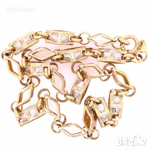 Златен синджир 18,65гр. 52,0см. 14кр. проба:585 модел:35447-6, снимка 2 - Колиета, медальони, синджири - 53197549