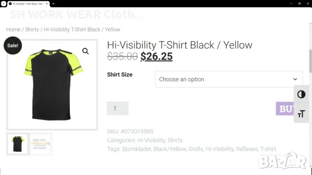 Bjornklader Visibility Work T-Shirt размер L работна тениска W4-312, снимка 2 - Тениски - 48146956