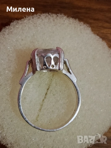 Сребърен пръстен , снимка 2 - Пръстени - 53164179