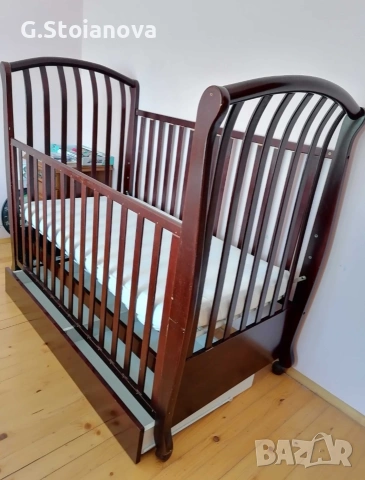 Продавам бебешко детско легло 60/120см, снимка 2 - Кошарки - 53814218