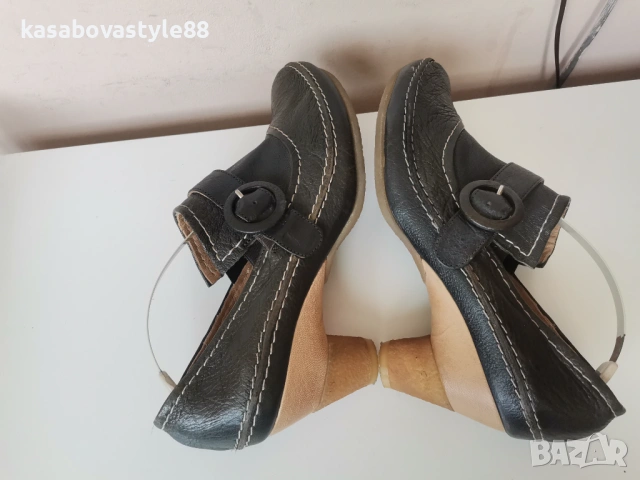 Елегантни Обувки Chocolate 38 Естествена кожа  н. , снимка 7 - Дамски обувки на ток - 53980752