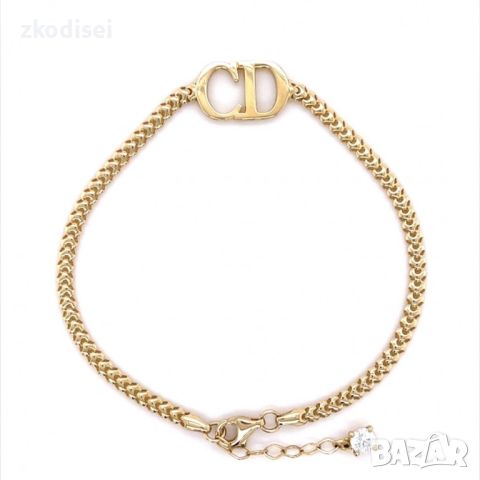 Златна дамска гривна Christian Dior 3,30гр. 19см. 14кр. проба:585 модел:23929-5, снимка 1