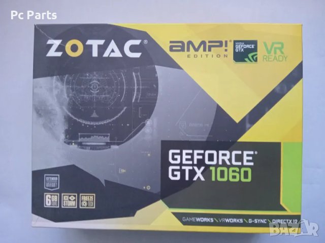 Видео карта Zotac GTX 1060 6GB GDDR5 192 Bit , снимка 11 - Видеокарти - 48504261