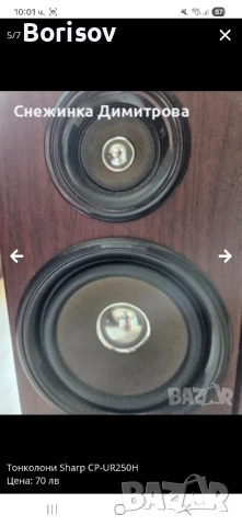 Тонколони Sharp CP-UR250H, снимка 5 - Тонколони - 52104389