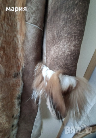 Уникално палто Gianni естествен косъм, снимка 4 - Палта, манта - 52265705