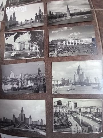 колекция черно бели пощенски картички СССР Москва, снимка 6 - Колекции - 45240197