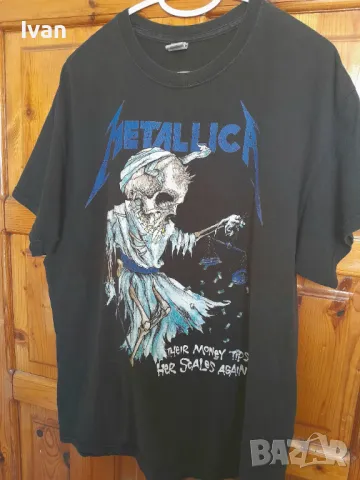 Продавам оригинална тениска на Metallica and justice for all , снимка 1 - Тениски - 49234850