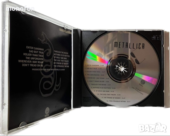 Metallica - Black album (продаден), снимка 3 - CD дискове - 44980025