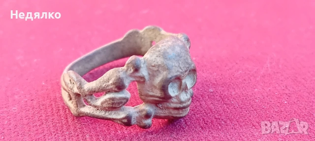 Оригинал "Bandenkampf",WW2,SS,немски пръстен, снимка 5 - Антикварни и старинни предмети - 53091152