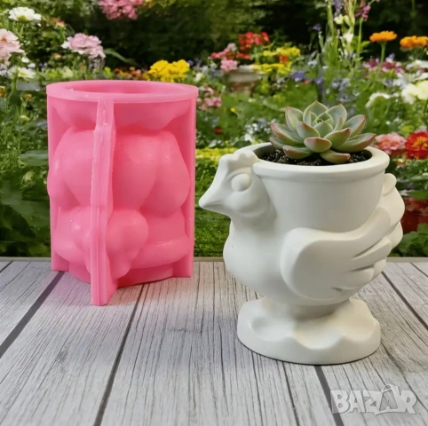 Молд кашпа пиле