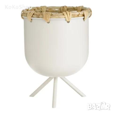 Метална кашпа-18х24.5 см./кашпа