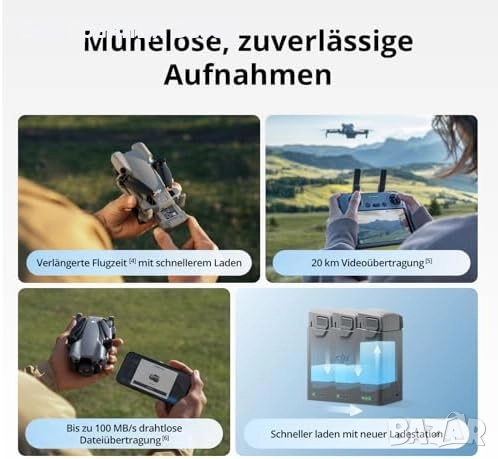 Нов DJI Mini 5 Pro C0 4K 1" CMOS ActiveTrack 360 дрон 36 минути полет, снимка 7 - Дронове и аксесоари - 52897378