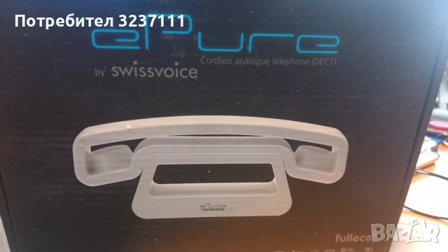 Безжичен телефон swissvoice ePure, снимка 2 - Стационарни телефони и факсове - 53385031