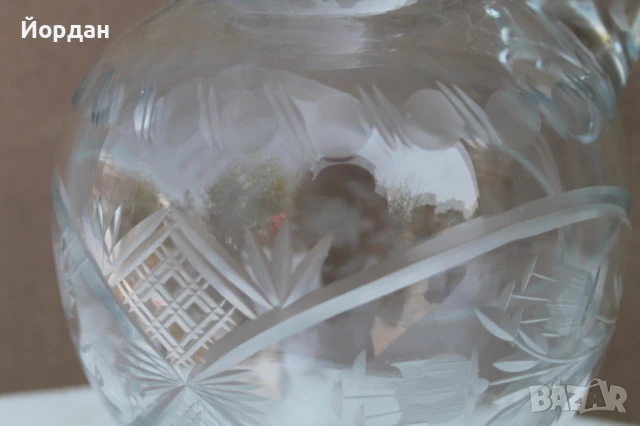 Немска кристална кана, снимка 3 - Колекции - 50606885