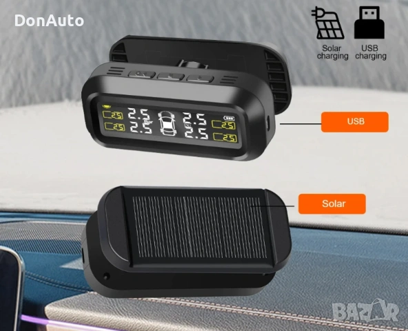 Вентили за следене на гумите за автомобил, снимка 7 - Аксесоари и консумативи - 53135876