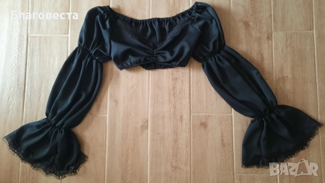 Къс топ с дантела на Hilsbrand/ Hilsfashion