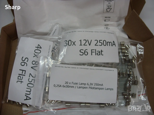 Сулфидни крушки 6V,8V и 12V за vintage receivers Marantz,Pioneer,Akai,Technics и др. ,, снимка 3 - Ресийвъри, усилватели, смесителни пултове - 53516986