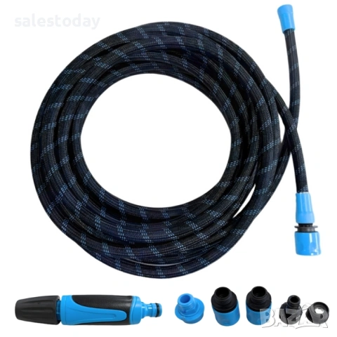 Градински Маркуч за вода, Регулируем пистолет, 10 метра , снимка 8 - Напояване - 54051912