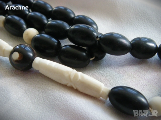 Гердани от слонова кост или зъб от хипопотам и рог на бивол,Сенегал, снимка 11 - Колиета, медальони, синджири - 43058428