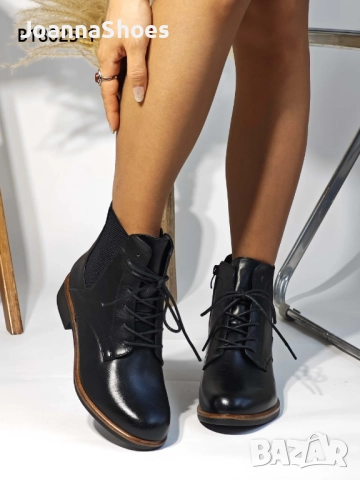Дамски боти код 18025-1, снимка 4 - Дамски боти - 51890971