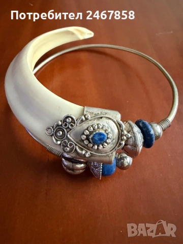 Посребрена гривна за бицепс/ горна част на ръката