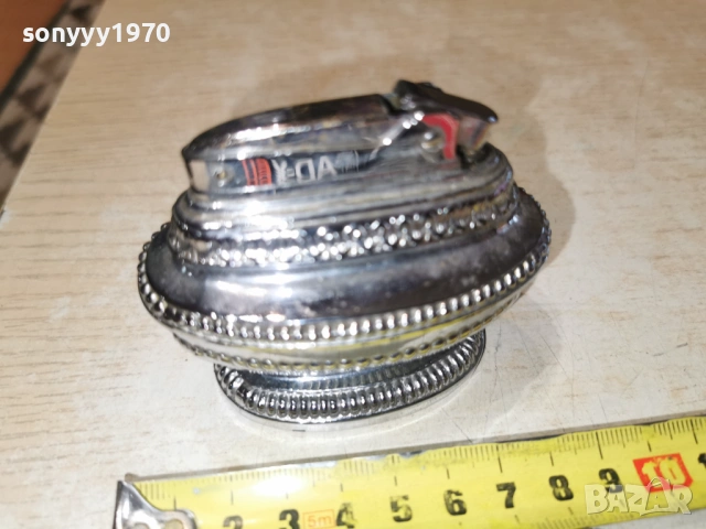 МЕТАЛНА МАСИВНА ЗАПАЛКА ОТ ГЕРМАНИЯ 1502261808LCHERY1, снимка 5 - Антикварни и старинни предмети - 53486826