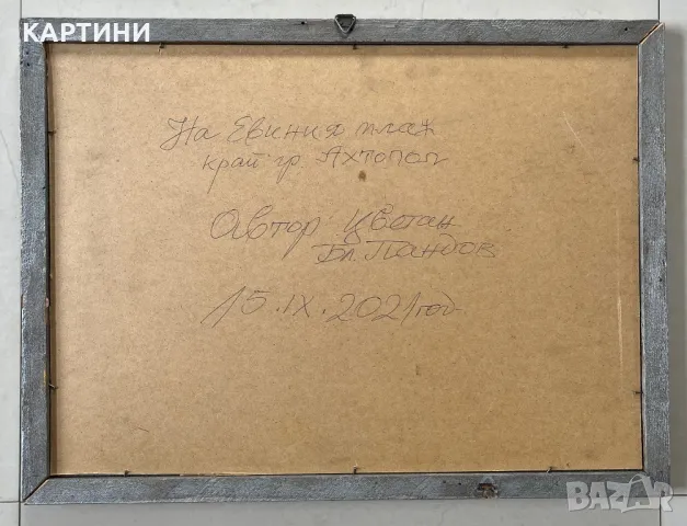 Цветан Пандов - интересна картина 2021 година, снимка 5 - Картини - 50167720