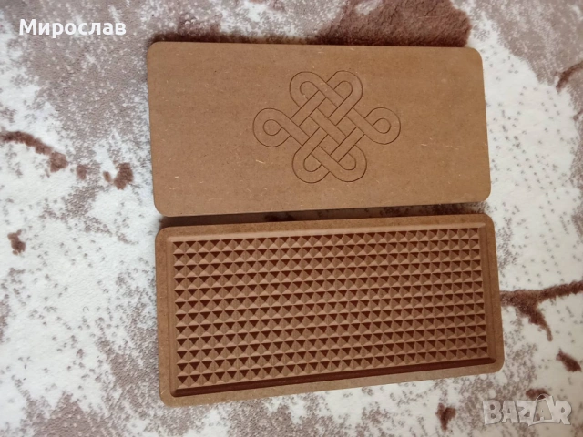 Садху с пирамидки за рефлексотерапия на стъпалата от МДФ., снимка 5 - Йога - 53377819