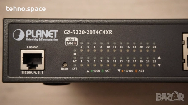 Planet GS-5220 Мрежов сплитер, снимка 2 - Мрежови адаптери - 52416429
