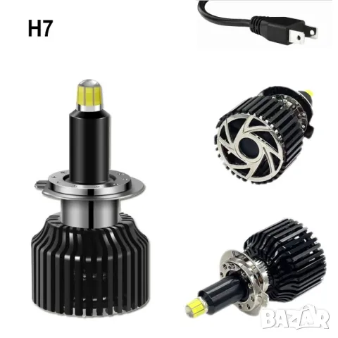 LED крушки 100W H1 H7 H8 H11 HB3 9005 HB4 9006, снимка 7 - Аксесоари и консумативи - 48855899