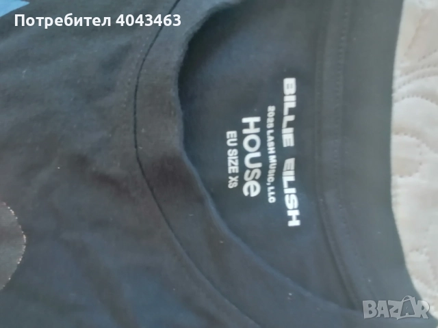 Продавам тениска на Billie eilish , снимка 5 - Тениски - 52369443