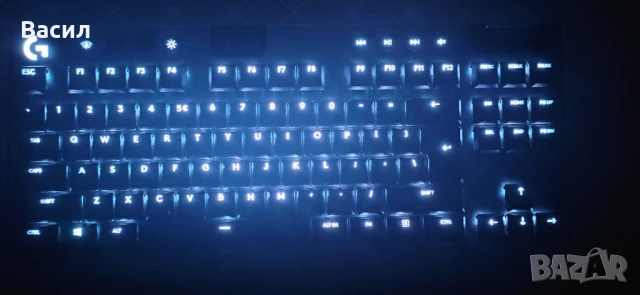 Безжична клавиатура Logitech G915 TKL (tenkeyless, US layout), снимка 4 - Клавиатури и мишки - 50512774