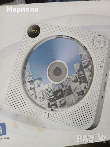 Преносим плейър с високоговорители, FM радио, USB, AUX вход, дистанционно, снимка 12 - Аудиосистеми - 53858214