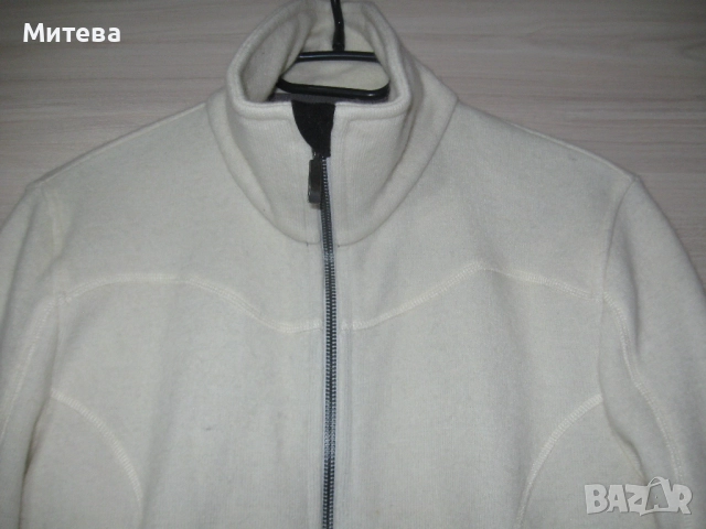 Salewa дамски вълнен суичър с полар 35% вълна, снимка 2 - Суичъри - 52803324